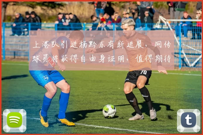 上港队引进杨黔东有新进展，网传球员将获得自由身证明，值得期待