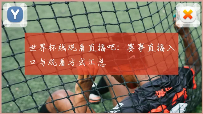 世界杯线观看直播吧:赛事直播入口与观看方式汇总